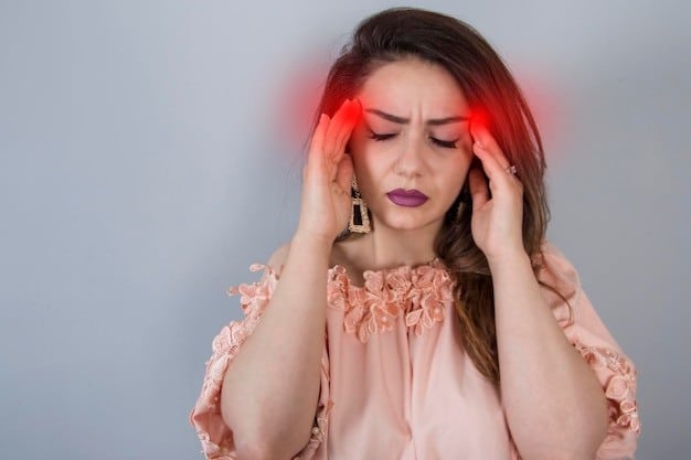 Woman suffering from Chronic Migraine